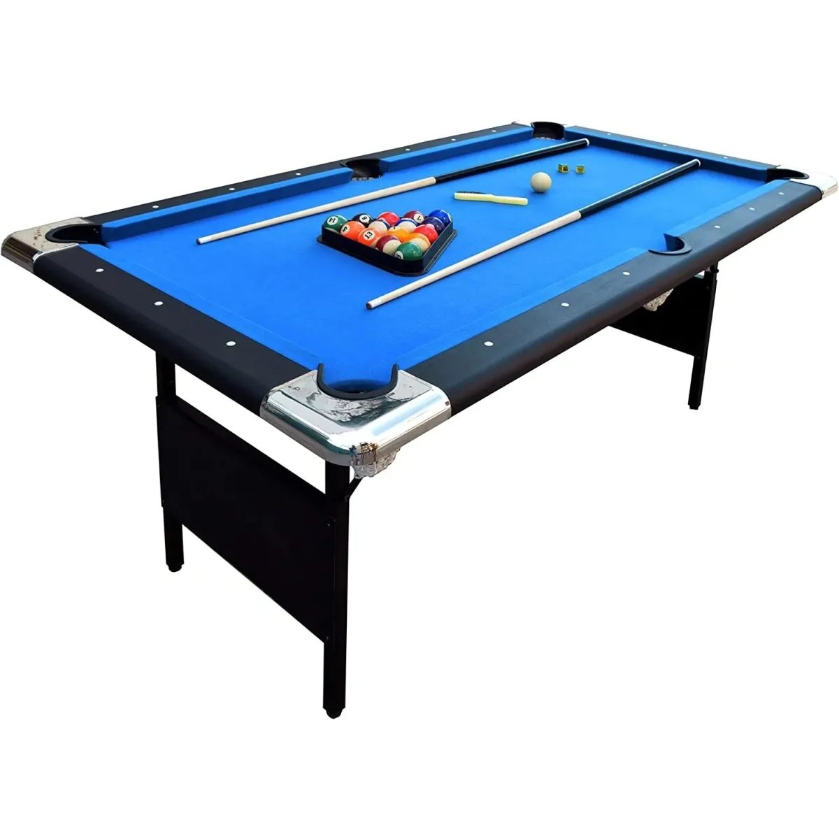 Pool Table – 6 FT – Includes balls and cues. 2