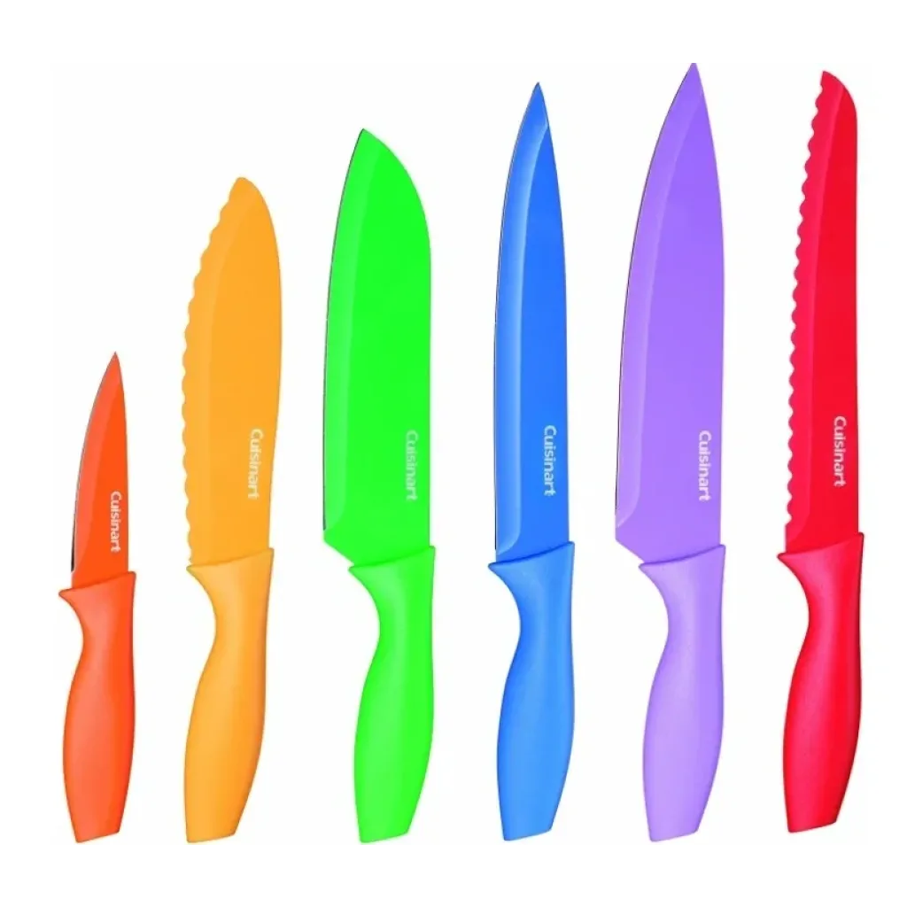 12-Piece Knife Set, Multicolor (New & Toivelled)