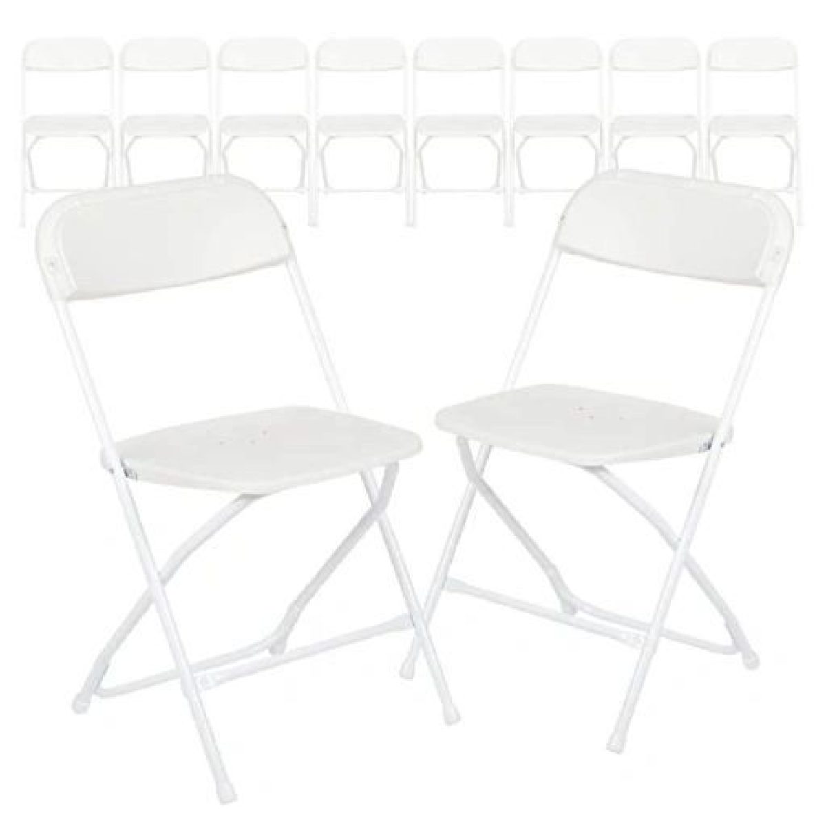 White Metal Folding Chair (Rental) 2