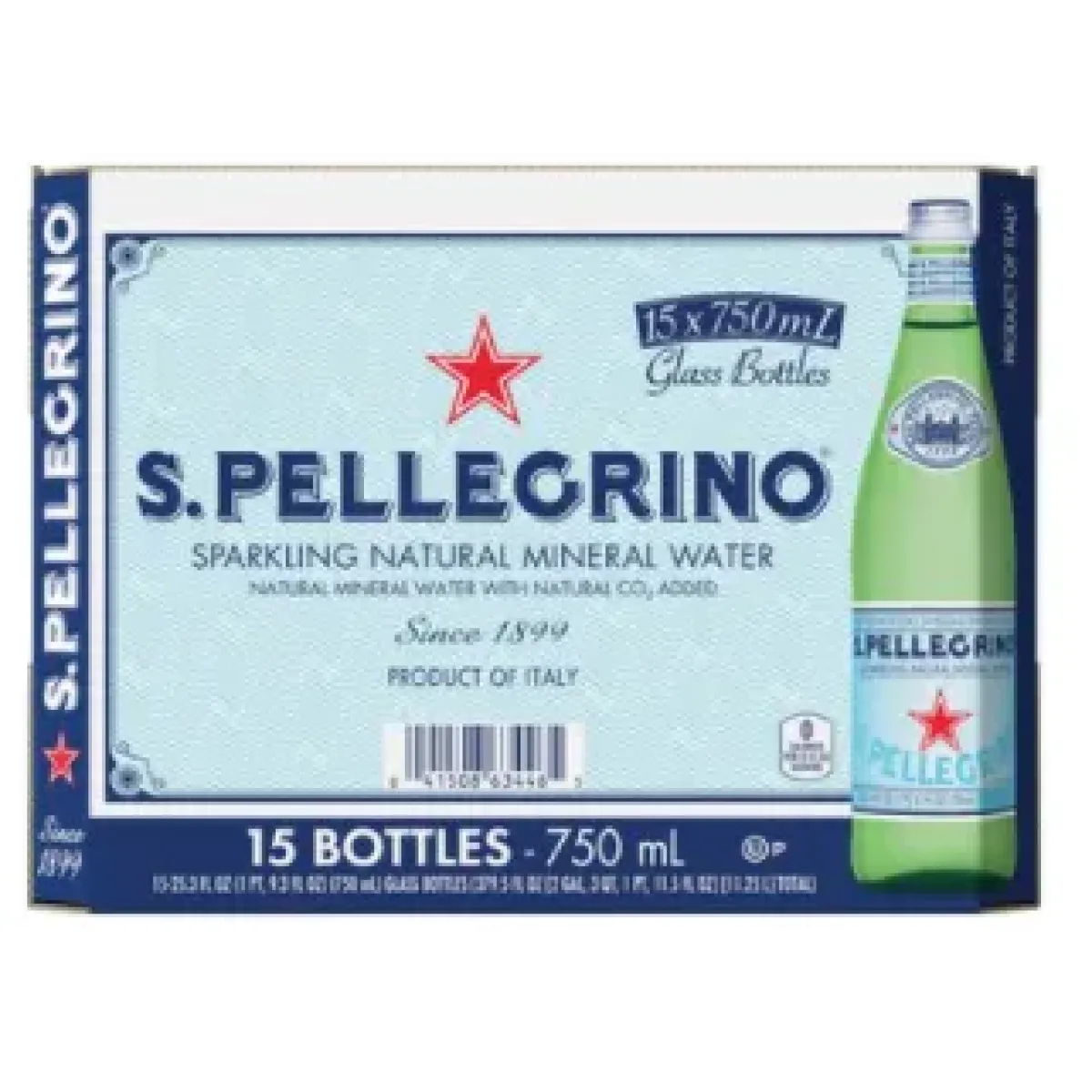 San Pellegrino Natural Mineral Water, 750 ML (15 Pack) (Purchase) 2