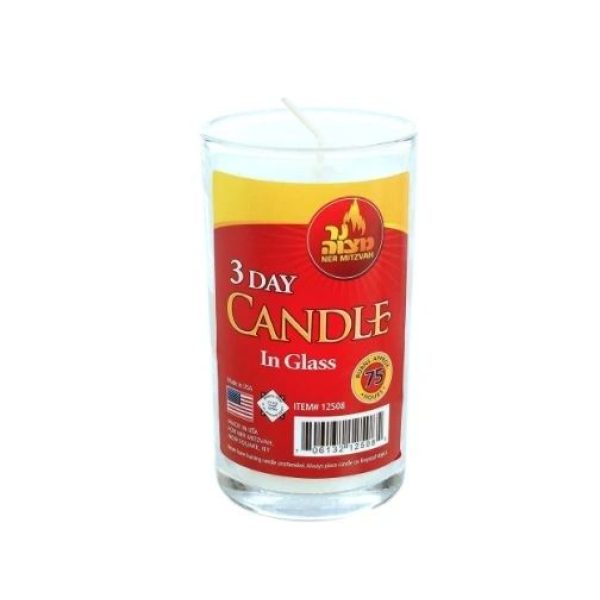 3 Day Yom Tov Candle (Purchase)