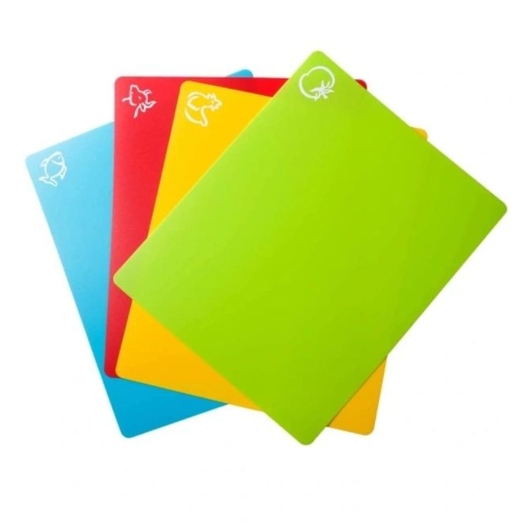 Flexible Plastic Cutting Board Mats (Set of 4) (Purchase) (Bundle Item)